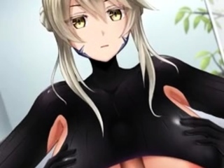 Awesome hentai anal sex with stunning excited nurse